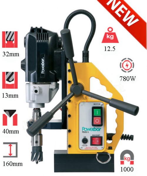 Máy khoan từ hiệu Powerbor PB32, Máy khoan đế từ